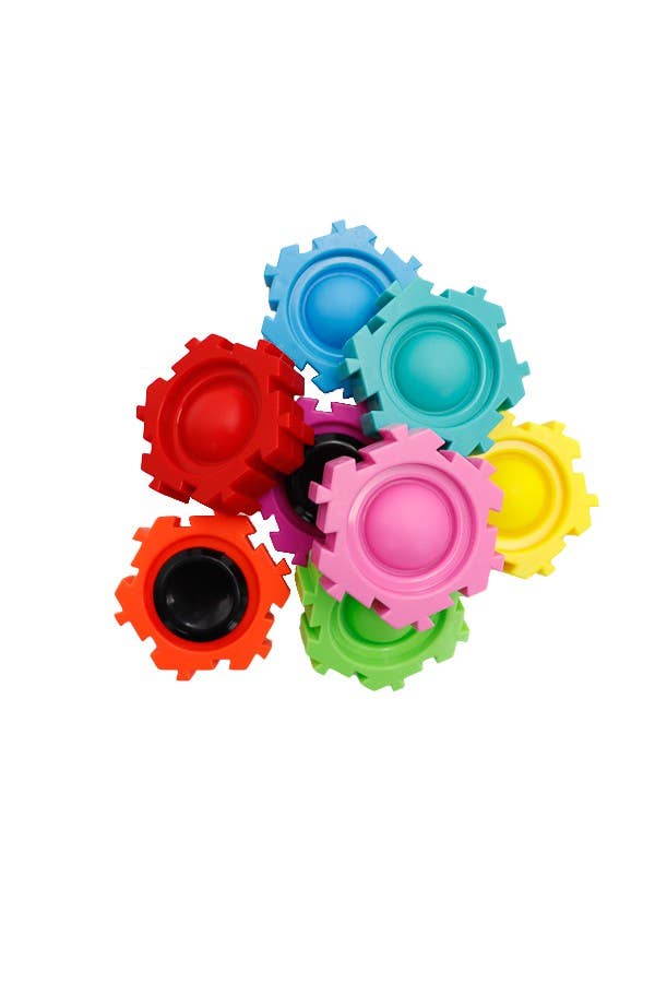 Cap Zone – wholesale Fidget Toy - Barn – Pussel Gemensam bubbla Pop Gyro Fidget 8 PC Spinner1