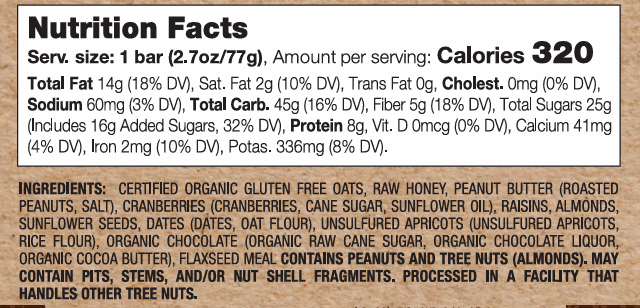 Owl Energy Bar - Wholesale Snack Bar - Original OWL Energy Bar (Case of 24)3