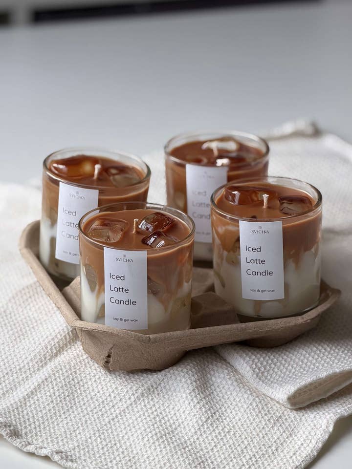Iced Latte Candle for wholesale by SVICHKA