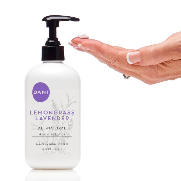 DANI Naturals - Wholesale Hand & body lotion - Lemongrass Lavender Hand & Body Lotion 12oz4