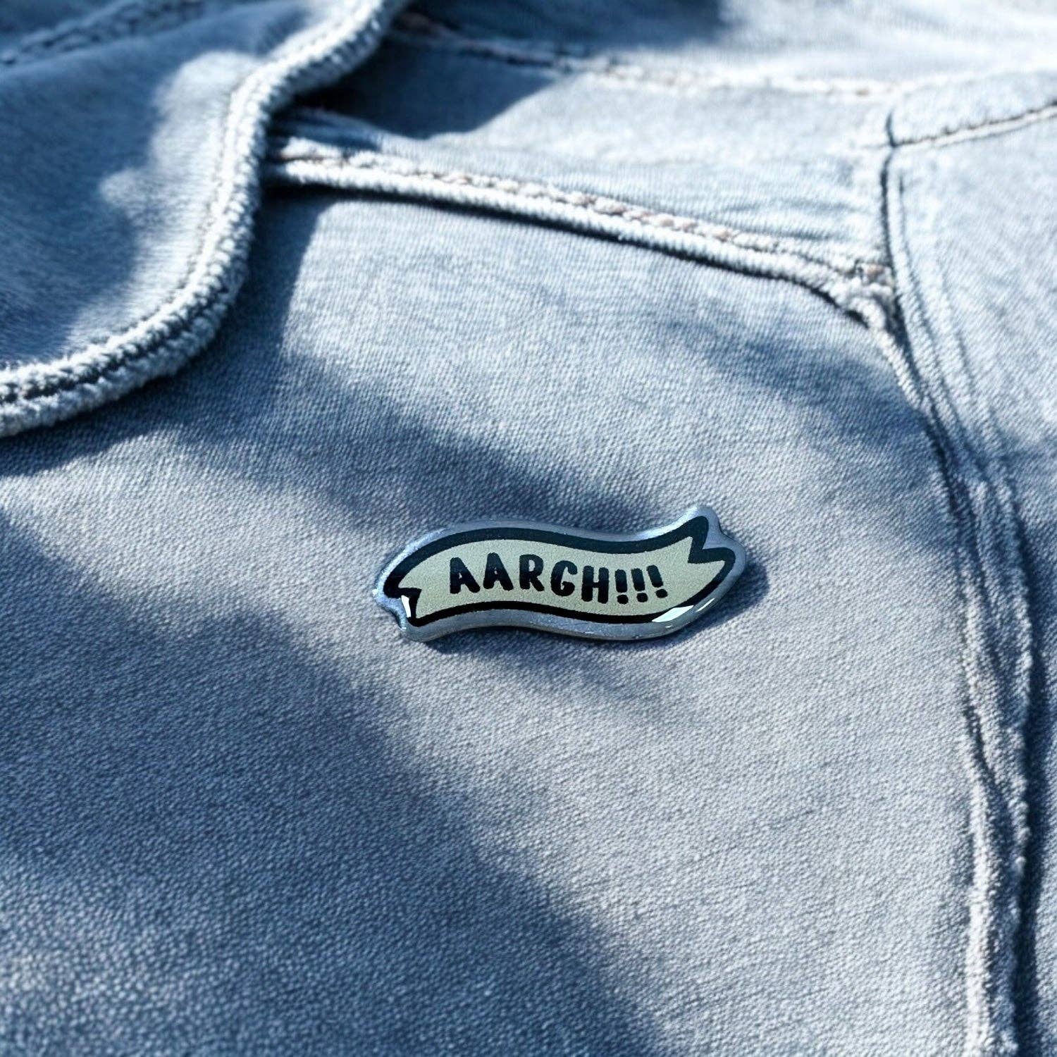 The Enamel Pin Factory – wholesale Lapel pin/button – Aarghhh! - Eco Enamel Pin Badge0