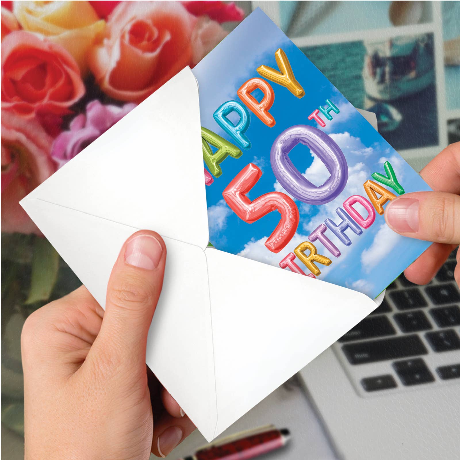 NobleWorks - Vendita all'ingrosso Biglietti di auguri - Biglietto di compleanno - Inflated 502