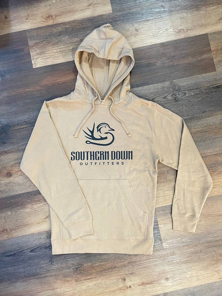 Southern Down Outfitters - Wholesale Hoodie - Uniseks - Hoodie - Lichtbruin logo0