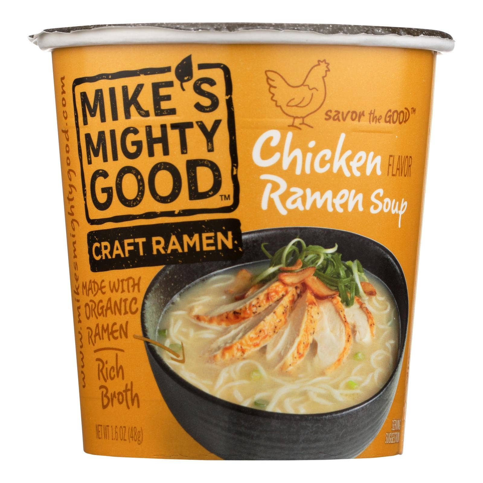 Everyday Supply Co - Wholesale Soup - Mike's Mighty Good Chicken Ramen Soup - Case Of 6 - 1.6 Oz0