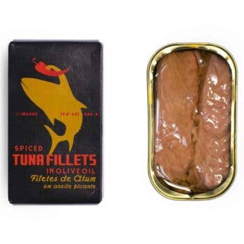 Ati Manel Spiced Tuna Fillets In Olive Oil, 120G for wholesale by Ati Manel by A Priori Specialty Foods