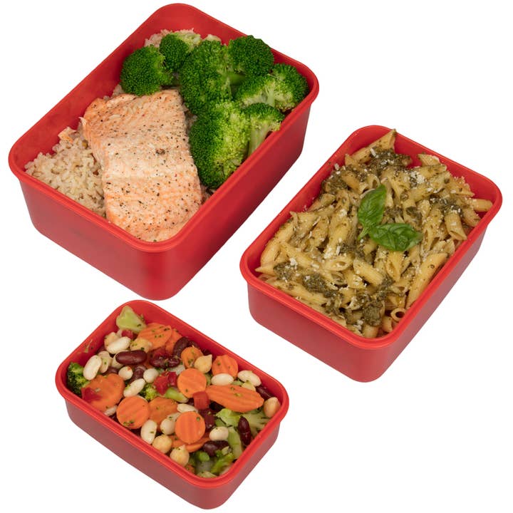 Good Cooking Microwave Food Storage Containers - 3 Pack for wholesale by Good Cooking