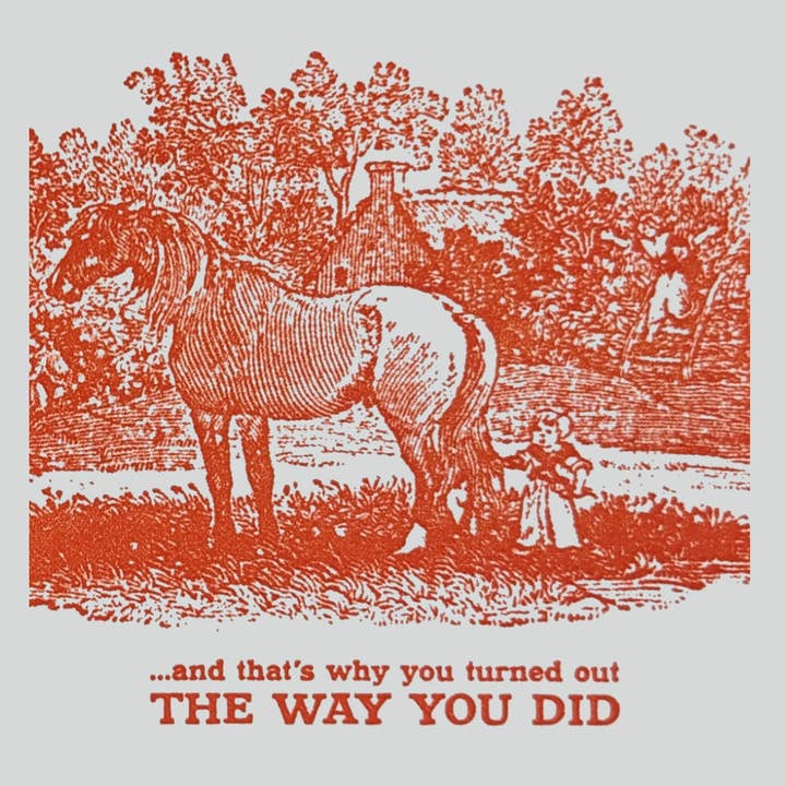 Resultaste como lo hiciste | Rude Friend & Family Card para venta al por mayor de Rx Letterpress