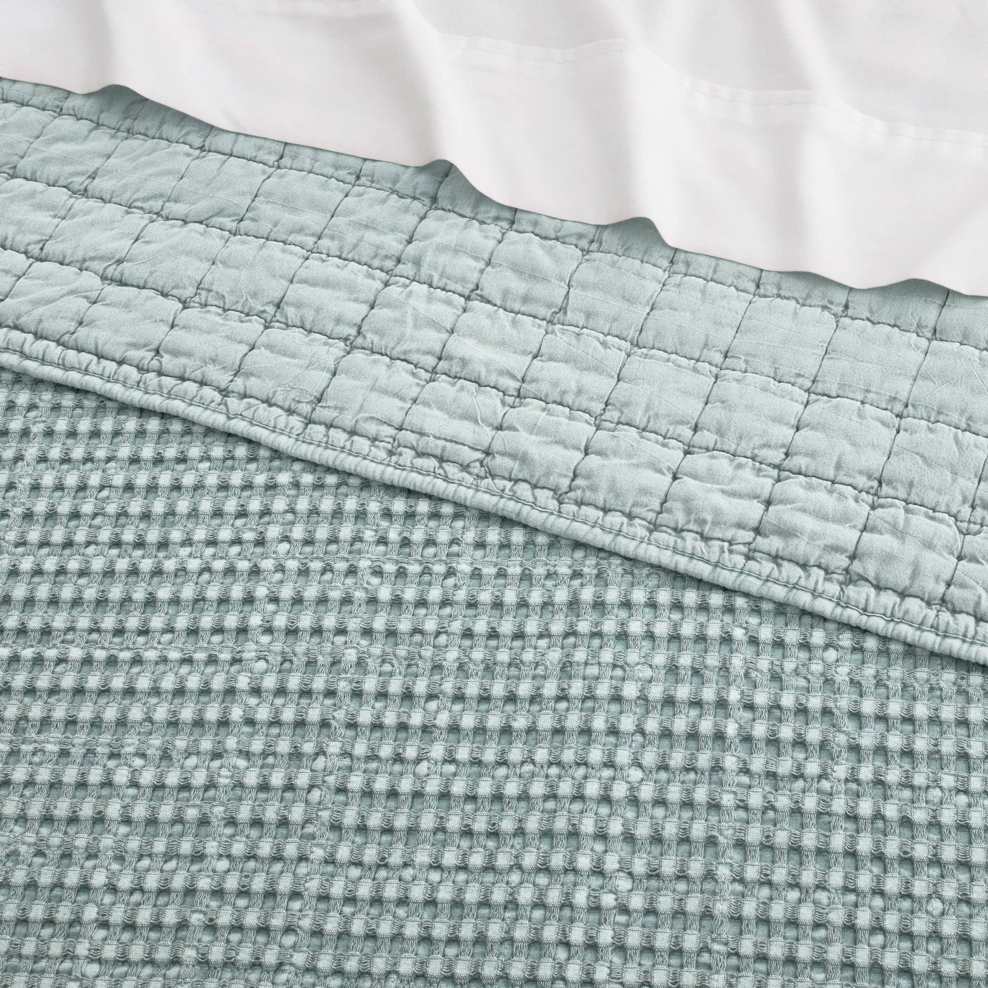 Levtex Home - Vendita all'ingrosso Set di lenzuola - Set trapuntato Mills Waffle103