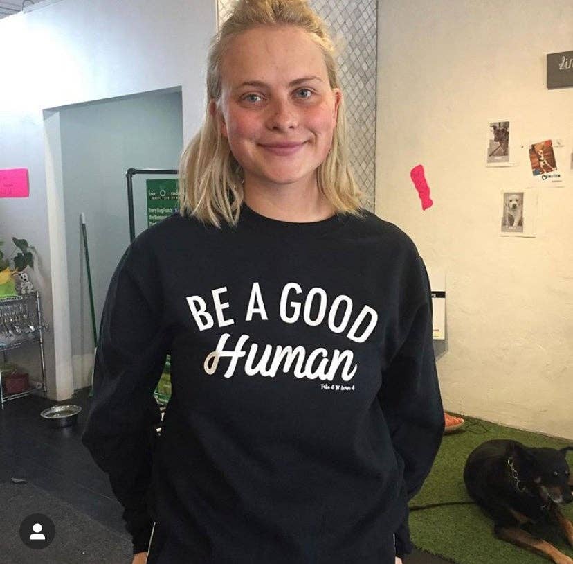 Take it 'N' Leave it - Wholesale Graphic Sweatshirt - Unisex - Be a Good Human Crew Neck6