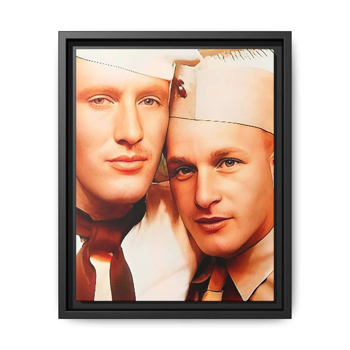 paire 042 | Foto Vintage Incorniciata - Tela Opaca per la vendita all'ingrosso da parte di Walt & Pete