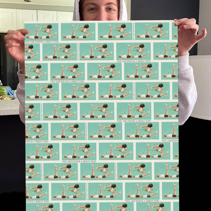 offensivedelightful - Wholesale Flat Wrap - GREAT FING JOB! Giftwrap roll of 2