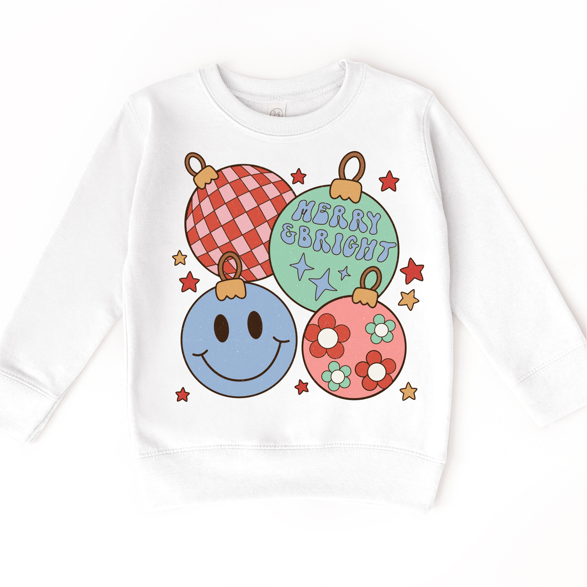 Madi Moosh - Vendita all'ingrosso Maglietta serigrafata - Bambini - Maglietta di Natale Allegra e Brillante - Maglia di Natale6