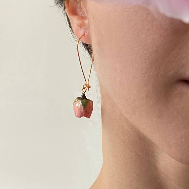 Lakoo Designs – wholesale Hängande örhängen – Rose Drop örhängen2