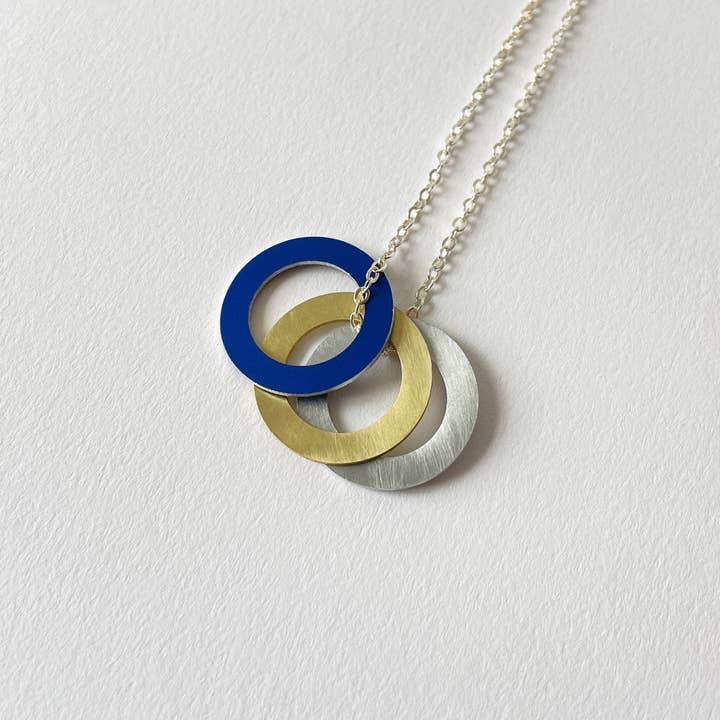 Hoops Halskette Kobalt für den Großhandel von Tom Pigeon