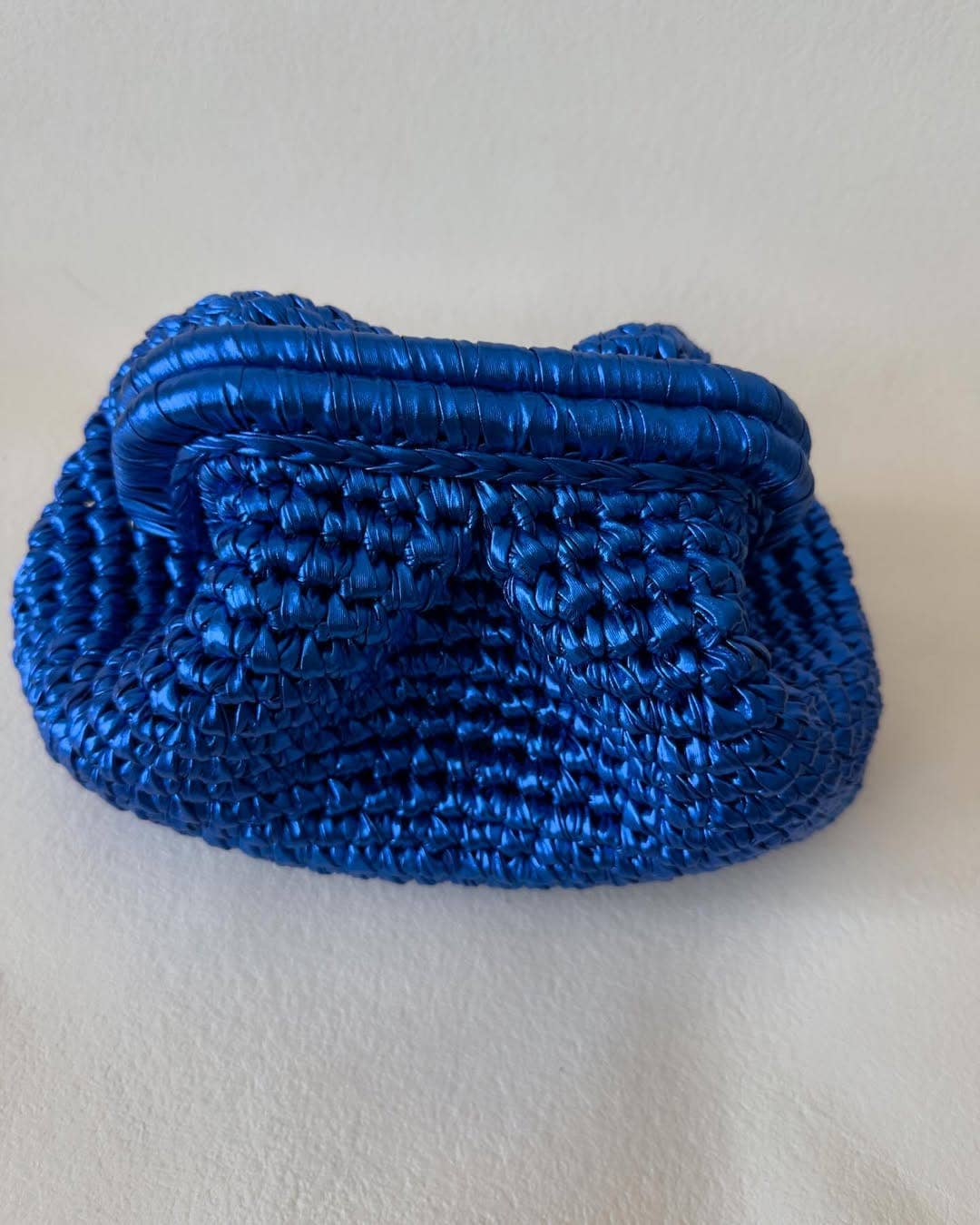 CHQEL - Wholesale Clutch Bag - Women's - CHQEL Gold Metal Clutch Bag Women Handmade Crochet Purse 7