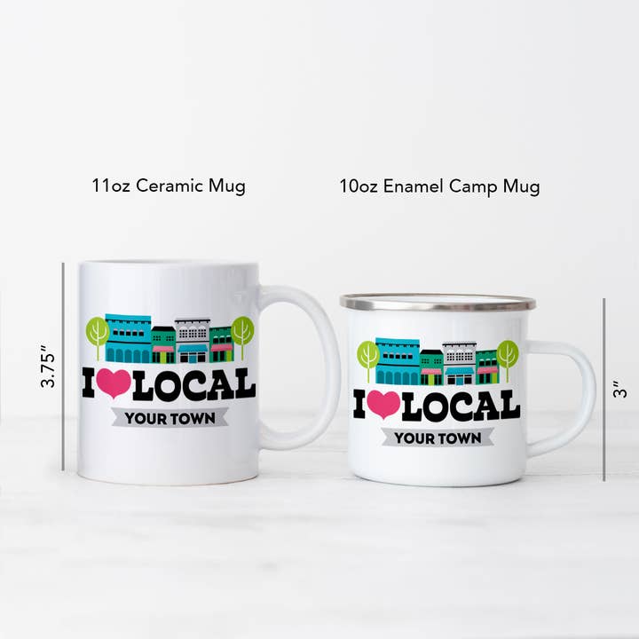 Rock Scissor Paper - Wholesale Coffee Mug - Personalized City Mug - Shop Local