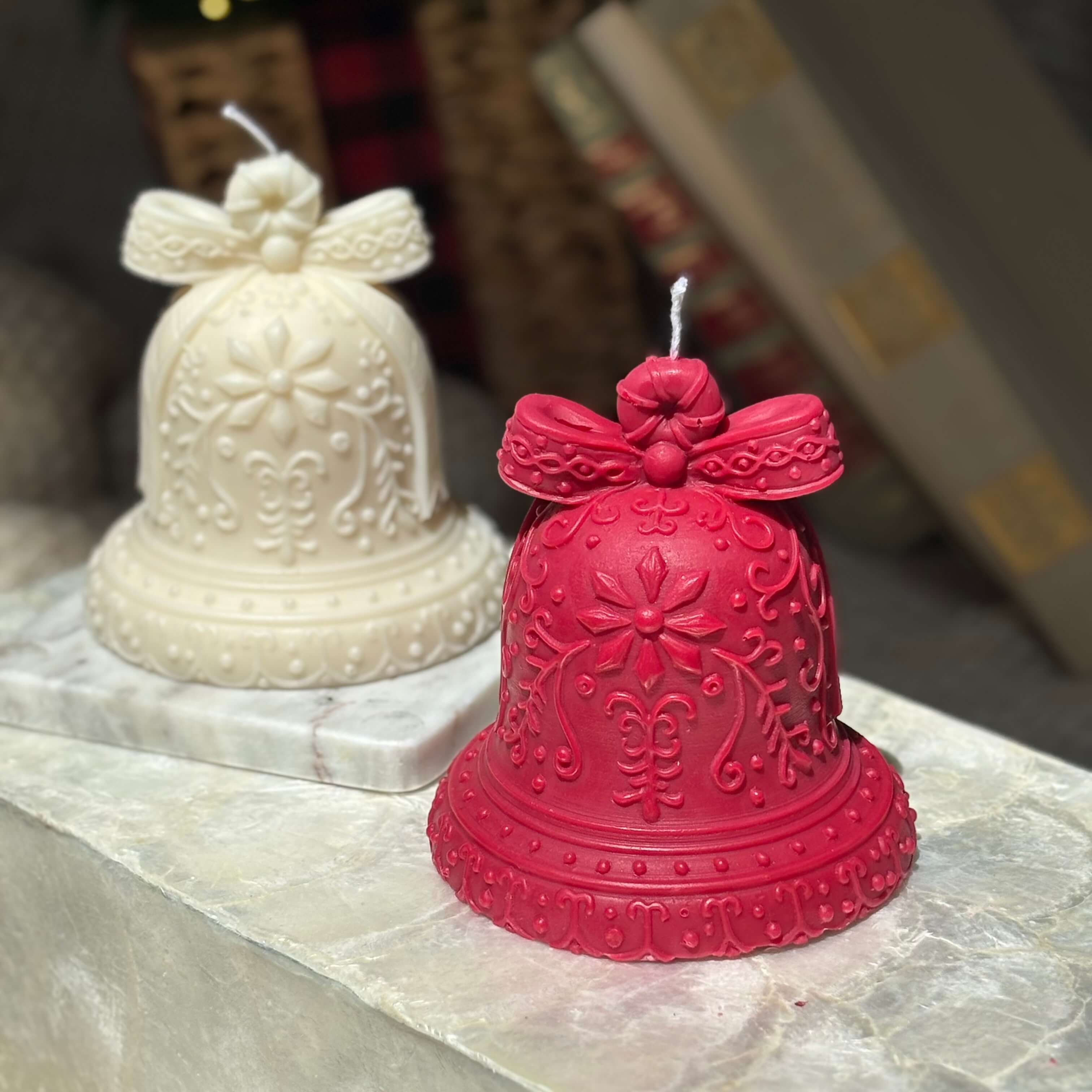 OH MY BOX - Wholesale Pillar Candle - Christmas Bell Candle | Festive Holiday  Decor10
