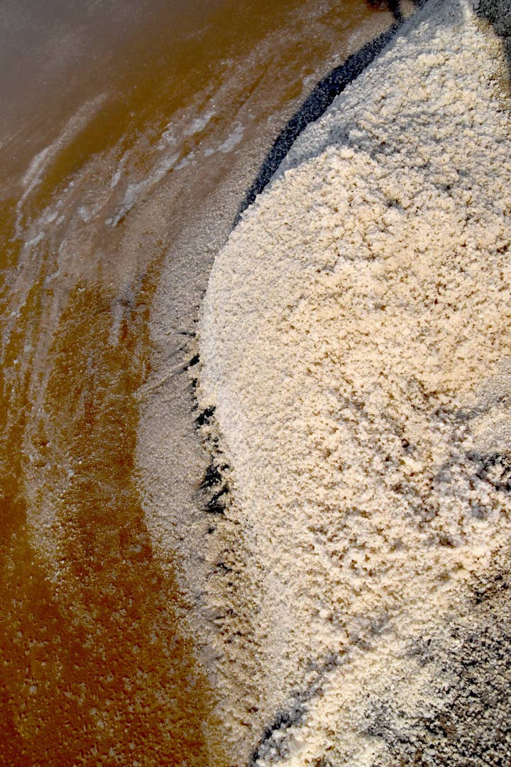 Artisans du sel – wholesale Salt – Guérande-salt i tryckt återanvändbar bomullspåse 500 g5