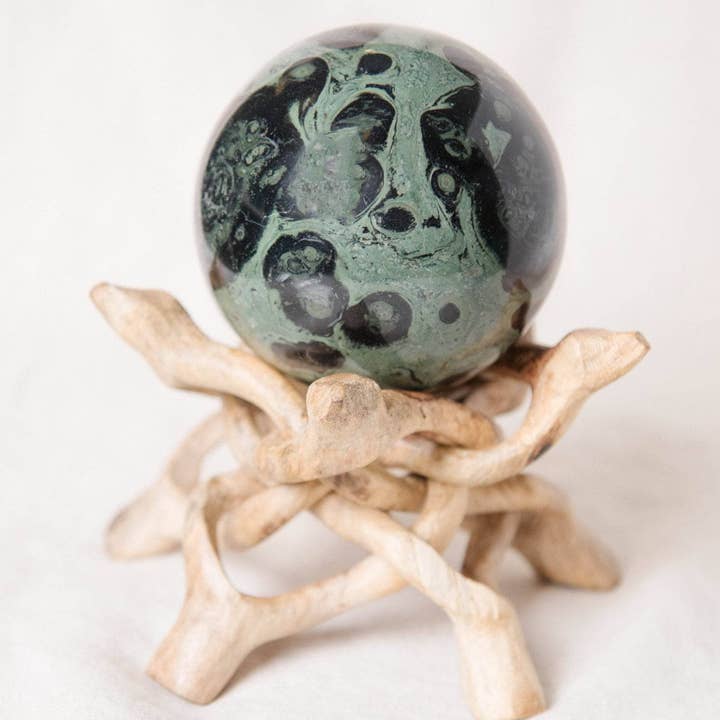 Tiny Rituals - Wholesale Spiritual Stone/Crystal - Kambaba Jasper Sphere - AAA Premium Quality33
