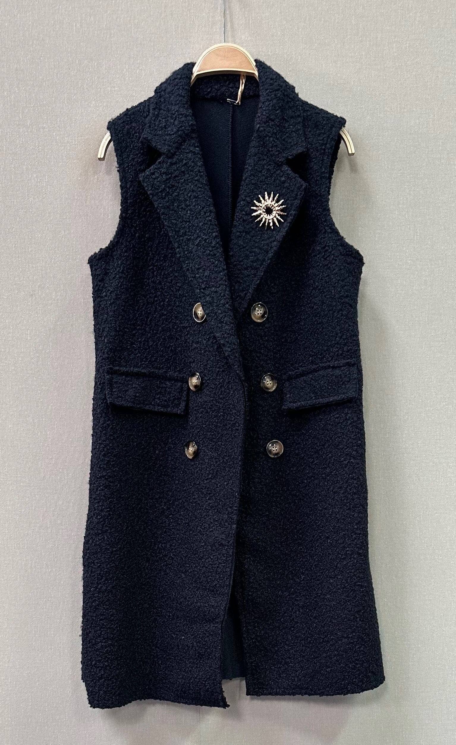 SWEET MAGIC MODA Y COMPLEMENTOS - Wholesale Outerwear Vest - Women's - SHEEPSKIN VEST4