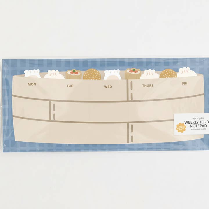 Dim Sum Weekly Planner Notepad for wholesale by A Jar Of Pickles