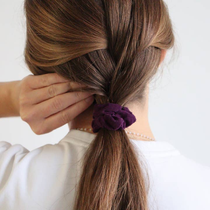 Maho - Wholesale Hair Tie - Gaby purple velvet4