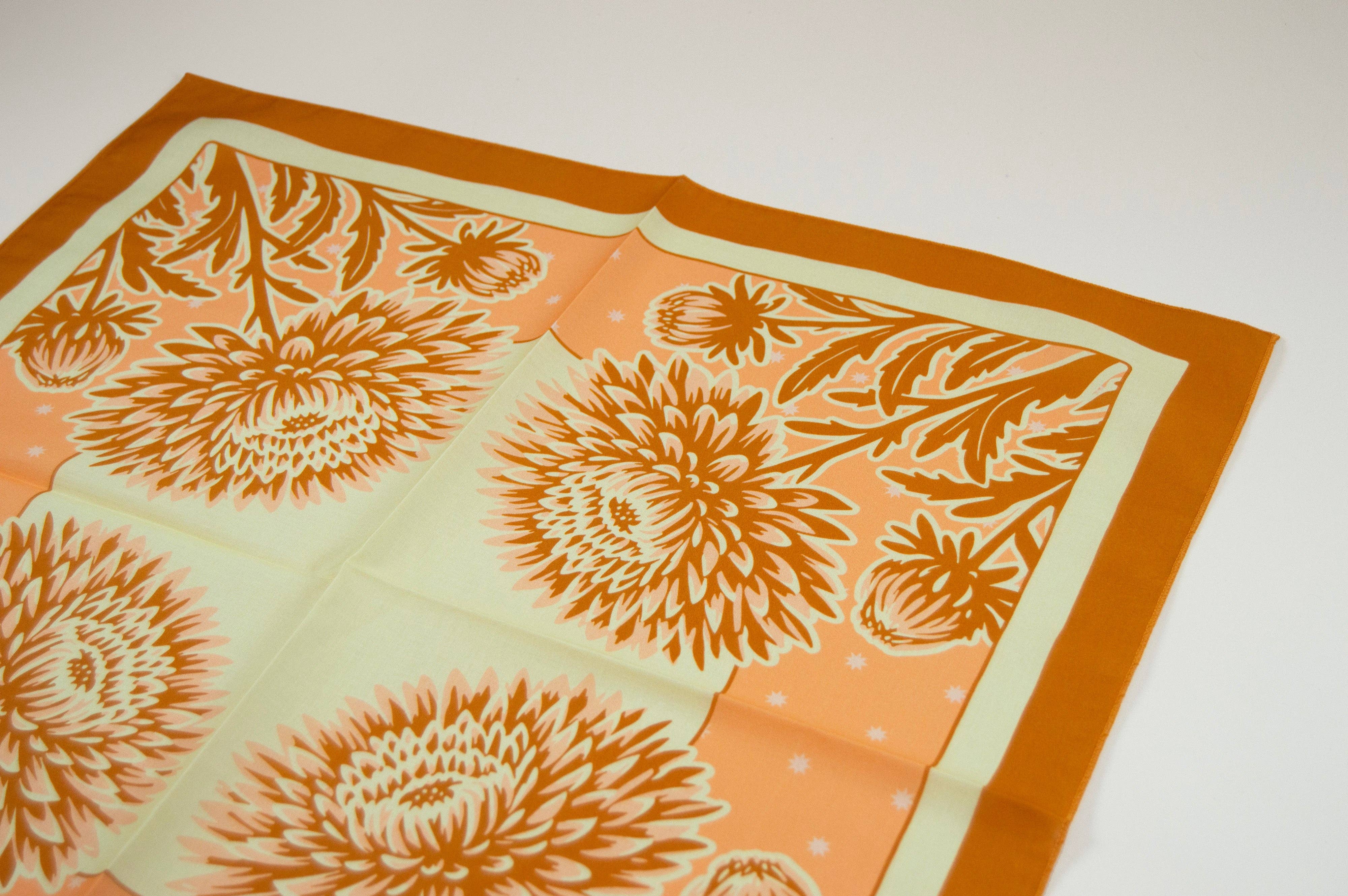 Sleepy Orange Goods – Bandana - Mulher por atacado – Bandana de áster2