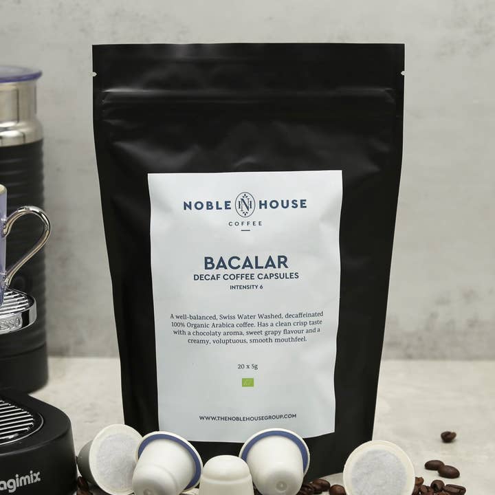 Bacalar koffeinfri 100% Arabica kaffebælg for engroshandel hos Noble House Coffee