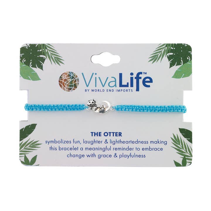 Otter Nylon Cord Bracelet-12pcs for wholesale by World End Imports Jewelry & Gifts