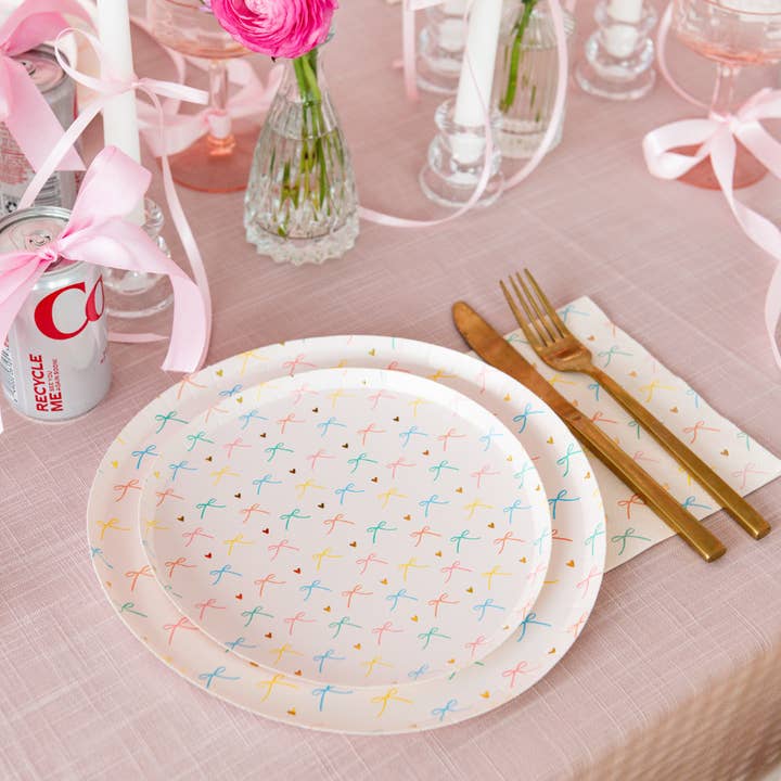 Jollity & Co. + Daydream Society - Wholesale Disposable Napkin - Bows Large Napkins