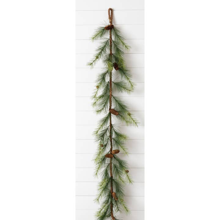 Audrey's Home & Gift - Wholesale Bunting/Garland - Garland - White Pine Rope Garland (PC)1
