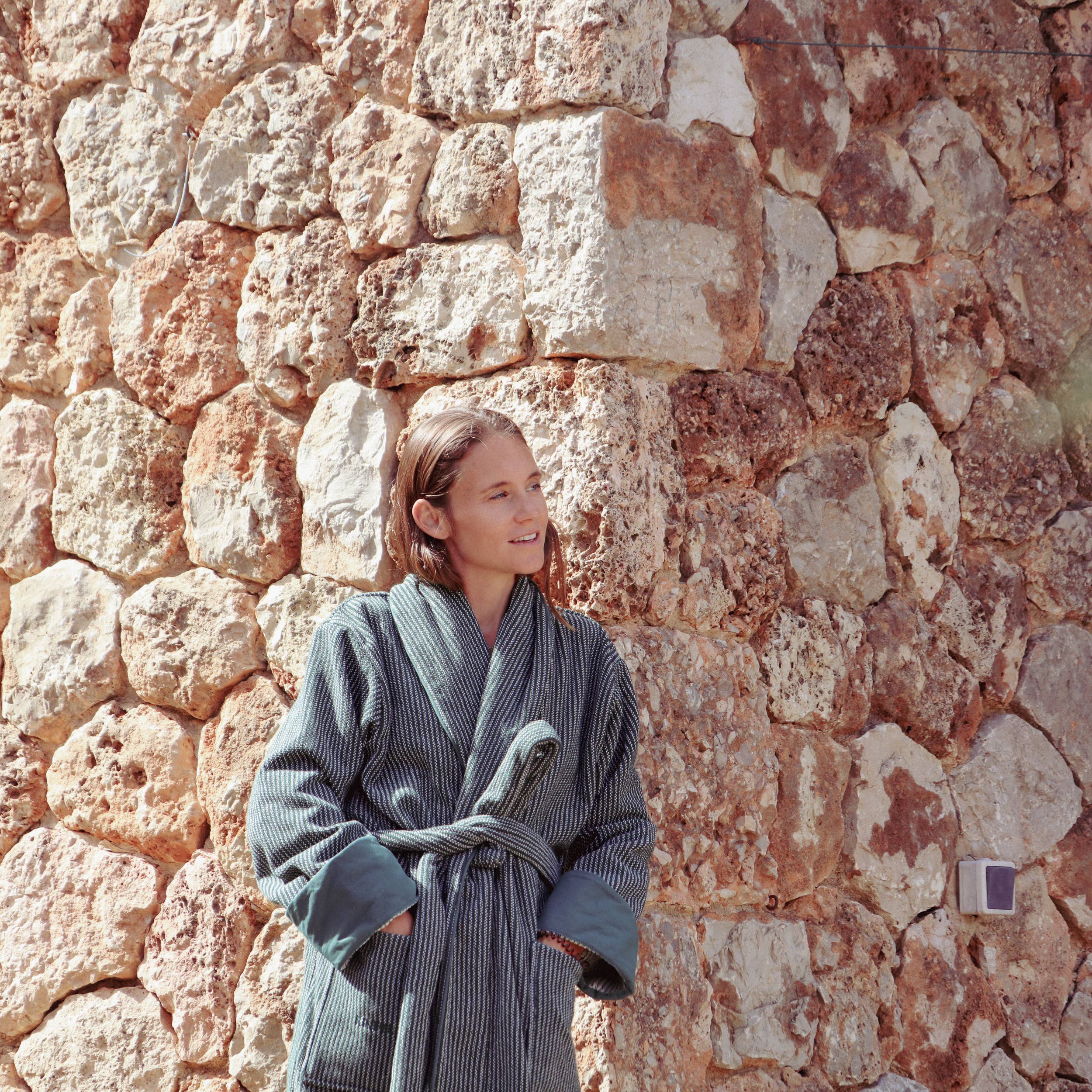 Juniper - Wholesale Robe - Women's - The Finca Bathrobe - Green9