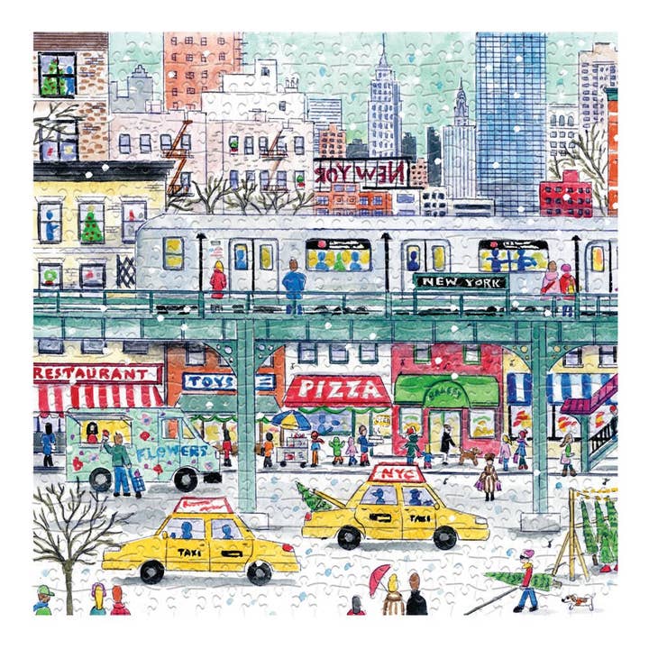 Chronicle Books - Wholesale Puzzle - Adult - Michael Storrings New York City Subway 500 Piece Puzzle