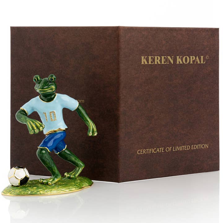 Keren Kopal – Estatueta decorativa por atacado – Sapo Jogando Futebol2