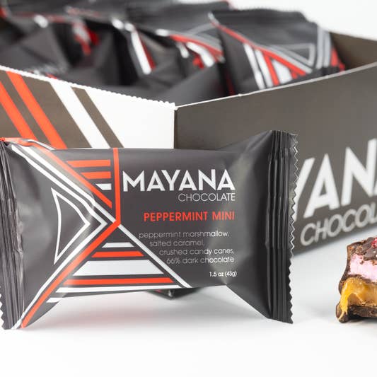 Pops Distro Inc - Wholesale Chocolate box - Mayana Peppermint Mini Bar Box of 10 (43g)0