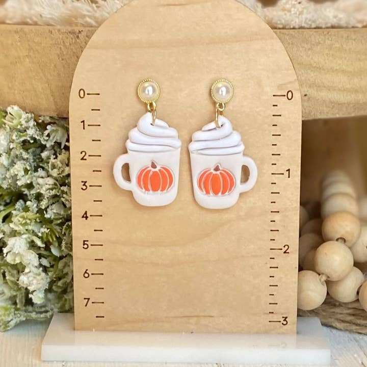 Clayhouse Colours - Wholesale Dangle Earrings - Pumpkin Earrings 9