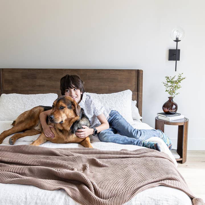 Style In Form - Wholesale Bed - Luna Wood Tool-Free Double Bed - Coffee3