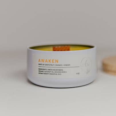 Wellness by Ari - Wholesale Jar/Filled Candle - AWAKEN1