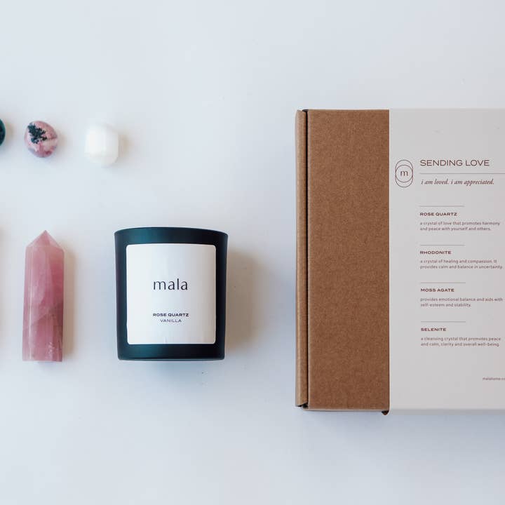 confezione regalo in cristallo Sending Love per la vendita all'ingrosso da parte di mala home