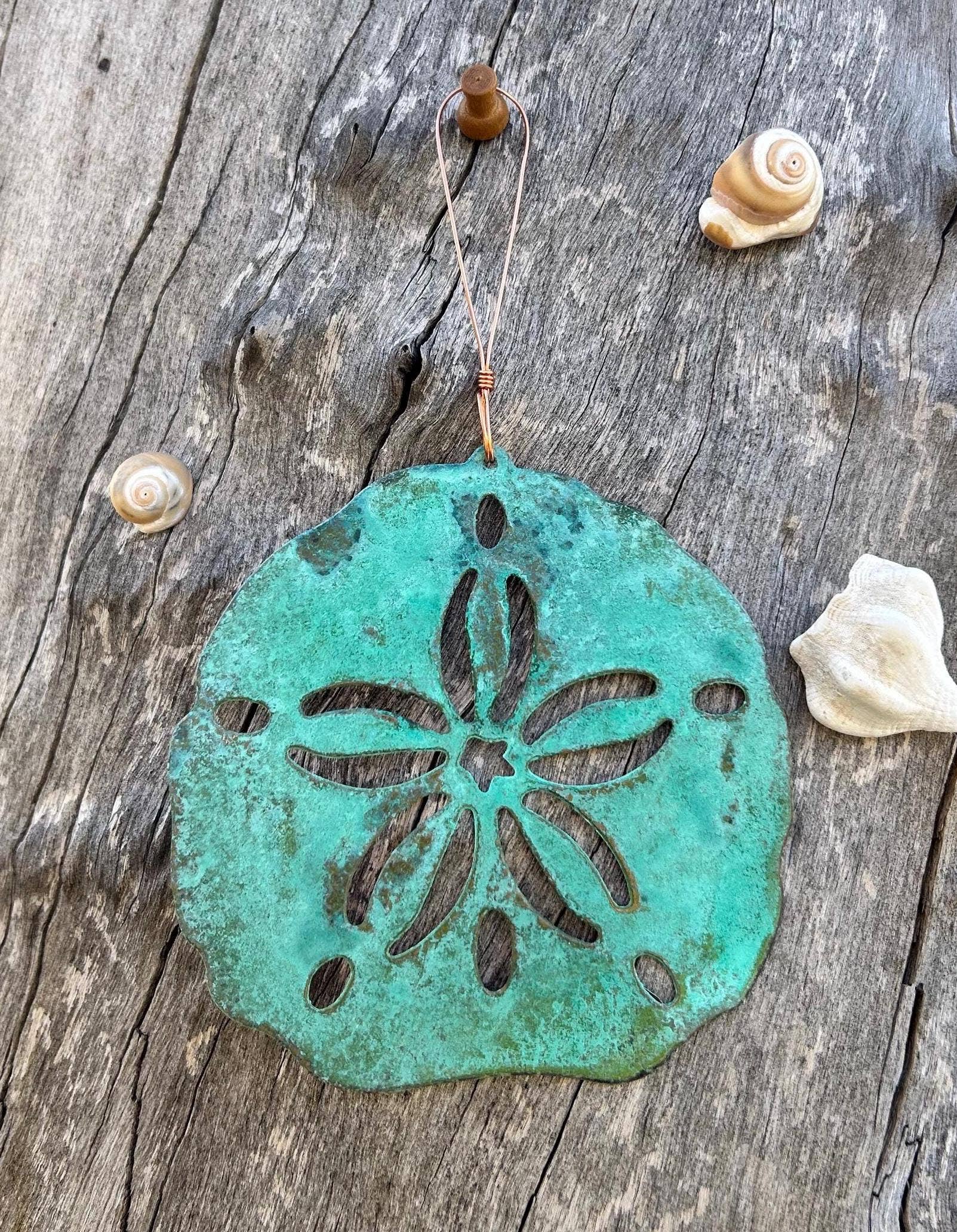 Dos Damas Designs - Wholesale Ornament - Sand Dollar Copper Christmas Ornament1