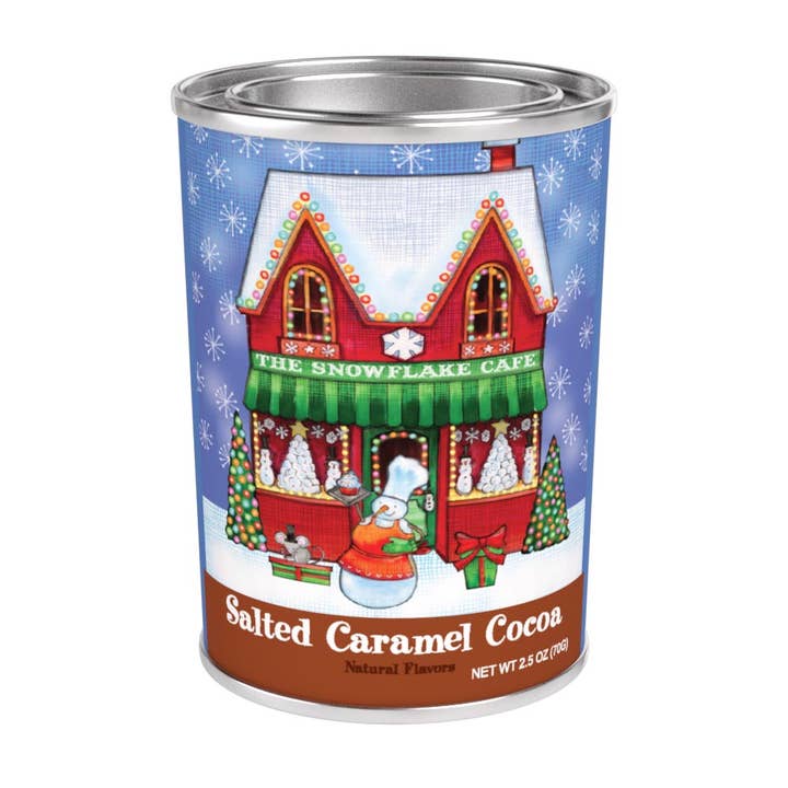 Cacao au Caramel Salé Snow Village (boîtes de 70g) pour la vente par McSteven's