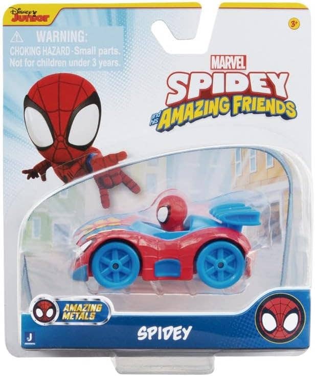 Empire Discount - Wholesale Toy Car/Truck - Kids - Disney Junior Marvel Spidey Metal Vehicles 4