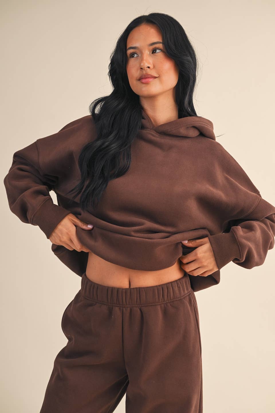 KIMBERLY C – Engroshandel Hoodie – Kvinder – Cozy Fleece oversize pullover hættetrøje4