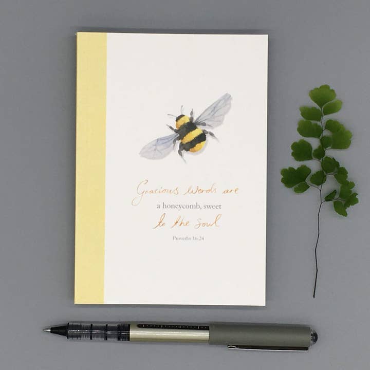 Honeycomb A6 Notebook for wholesale by Forget-me-not Christian Cards