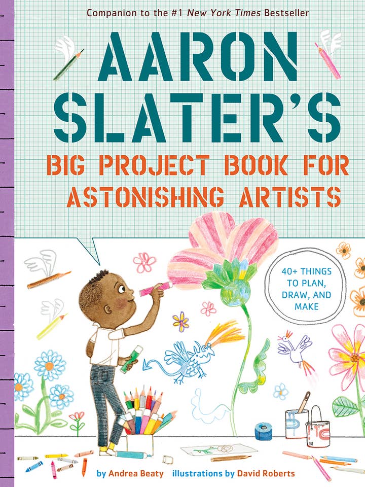 Le grand livre de projets d'Aaron Slater pour les artistes étonnants pour la vente par Abrams