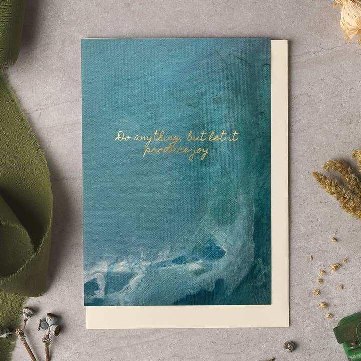 Faites n'importe quoi, mais laissez-le produire de la joie Card pour la vente par byOliviaBell