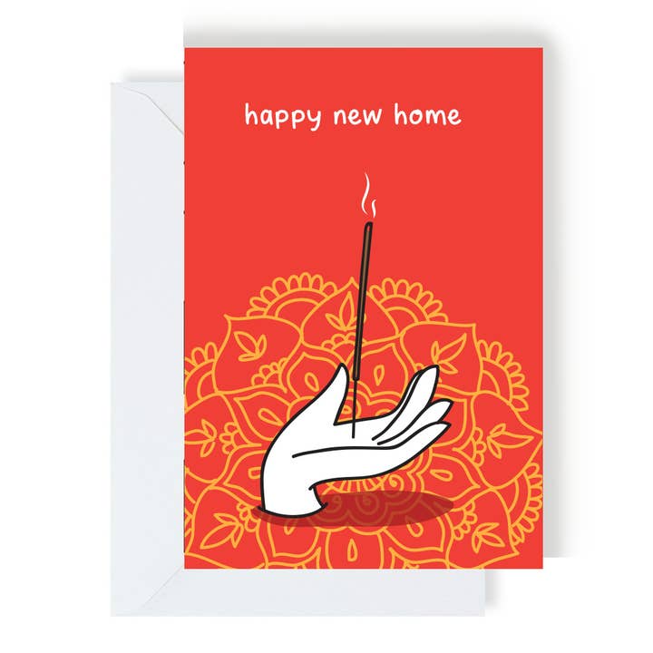 Carte Happy New Home pour la vente par The Playful Indian