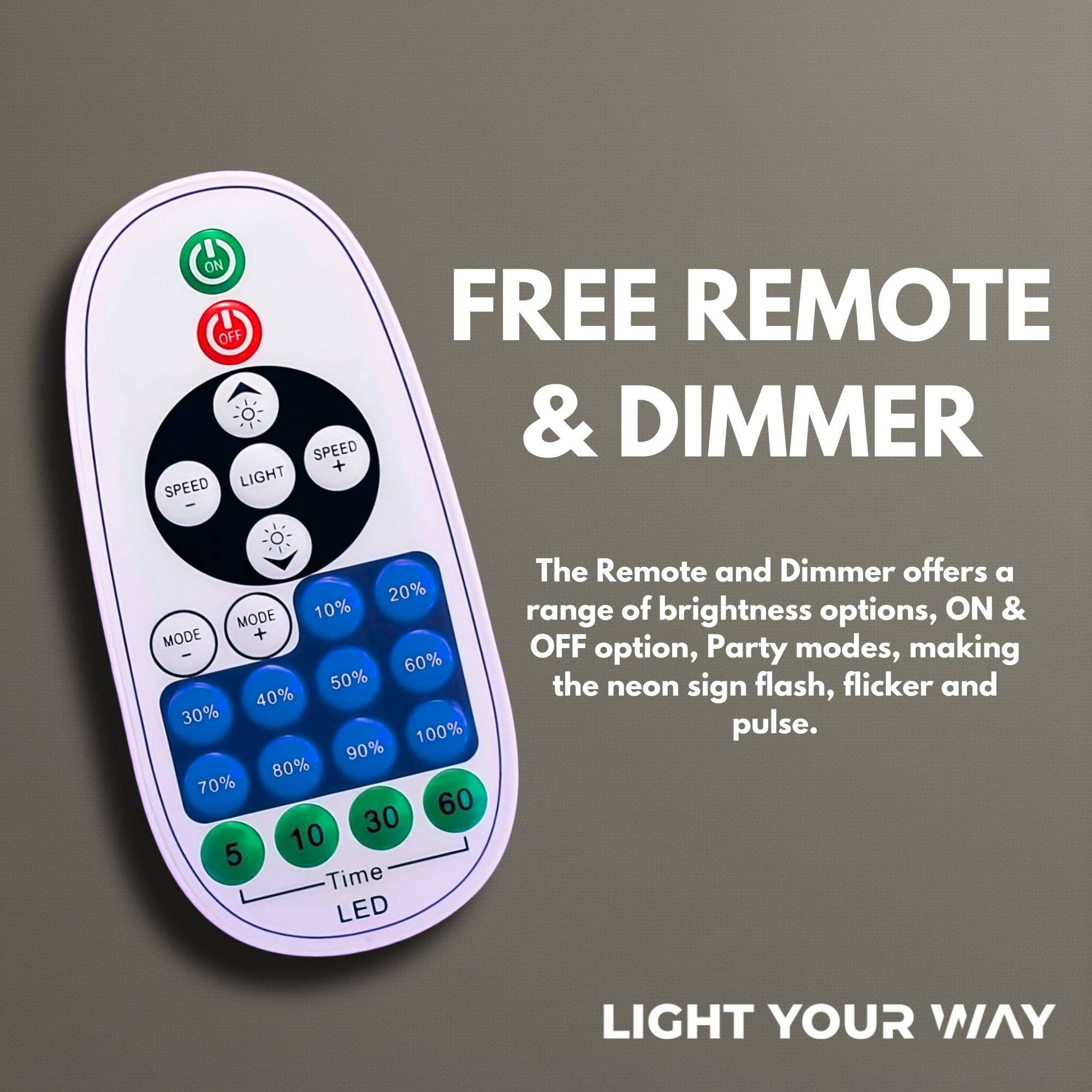 Light Your Way - Vente Enseignes néon - Logo néon avec nom personnalisé, décoration personnalisée de panneau LED au néon3