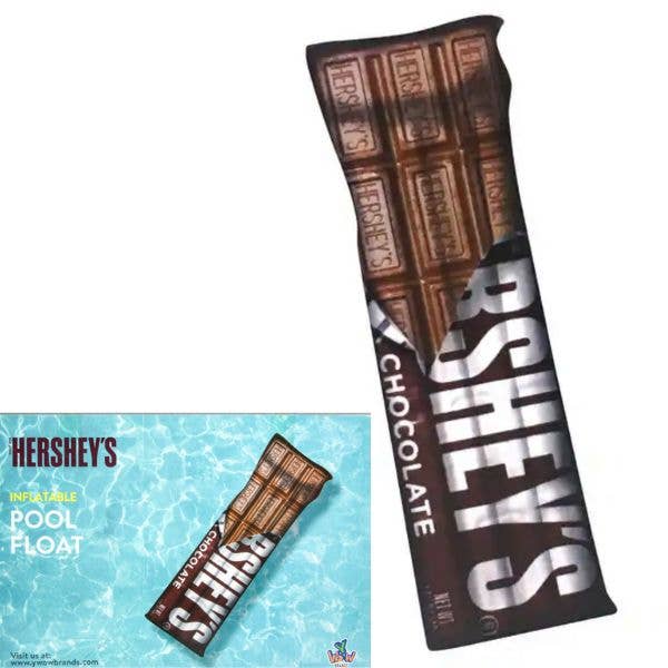 Hershey's Chocolate - Inflatable Pool Float - WOW Brands for wholesale by St. Louis Wholesale LLC