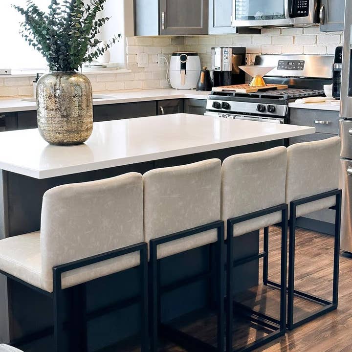 Bar Stools Set of 4 - Counter Height Bar Stool Pu Leather Kitchen Modern Bar Chairs, Bar Stools with Back and other Purchase Wholesale flacon d'alcool. Free Returns & Net 60 Terms on Faire trending on Faire.